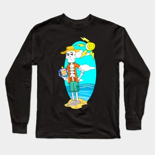 Skeleton Puns Halloween Summer Tee Long Sleeve T-Shirt